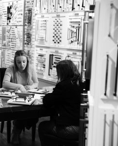 Client meeting Neu's Hardware Gallery